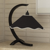 Paola and Joy Kira Rubberwood Table Lamp