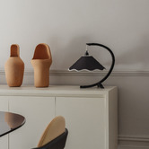 Paola and Joy Kira Rubberwood Table Lamp