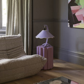 Paola and Joy Kira Rubberwood Table Lamp