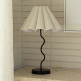 Paola and Joy Cora Iron &amp; Linen Table Lamp