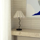 Paola and Joy Cora Iron &amp; Linen Table Lamp