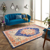 Medina Weavers Navy Priscilla Traditional Rug