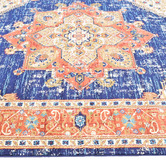 Medina Weavers Navy Priscilla Traditional Rug