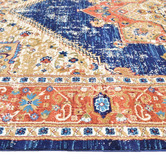 Medina Weavers Navy Priscilla Traditional Rug