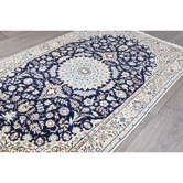 Medina Weavers Narda Hand-Knotted Wool &amp; Silk Persian Rug
