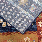 Medina Weavers Navy Barezira Power-Loomed Rug