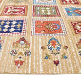 Medina Weavers Beige Suray Power-Loomed Rug