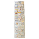 Medina Weavers Cream &amp; Grey Raya Power-Loomed Runner