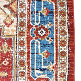 Medina Weavers Red Ara Power-Loomed Rug