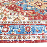 Medina Weavers Red Ara Power-Loomed Rug