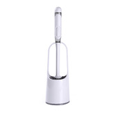 Albion Collection White &amp; Grey Dispenser Toilet Brush with Holder