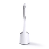 Albion Collection White &amp; Grey Dispenser Toilet Brush with Holder