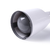 Albion Collection White &amp; Grey Dispenser Toilet Brush with Holder