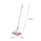 Albion Collection Orange &amp; Silver Carpet Sweeper