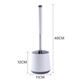 Albion Collection Black &amp; Grey Toilet Brush with Holder