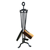 Glenthorne Living 5 Piece Svarog Steel 3.4kg Fireplace Tool Set