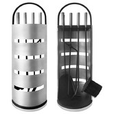 Glenthorne Living 5 Piece Barry Stainless Steel Fireplace Tool Set