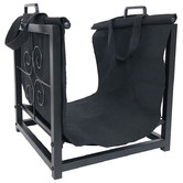 Glenthorne Living Jerson Wood Sling &amp; Cradle Log Holder