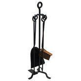Glenthorne Living 5 Piece Svarog Steel 3.4kg Fireplace Tool Set