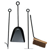 Glenthorne Living 5 Piece Svarog Steel 3.4kg Fireplace Tool Set
