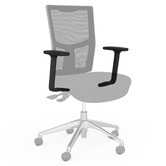 Marsden Officium Maison Mesh Drafting Chair Arms