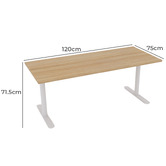 Marsden Officium Helix 120cm Office Desk