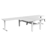 Marsden Officium Portobello Winder Sit &amp; Stand Workstation with Cable Tray