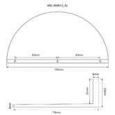 Hardware Concepts Arc Cabinet Pull Handle