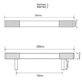 Hardware Concepts Horizon Cabinet Pull Handle