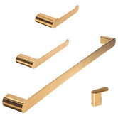 Hardware Concepts 4 Piece Aria Wall Mounted Bathroom Accessories