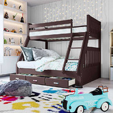 Calile House Felice Bunk Bed with Storage