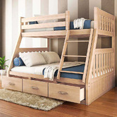 Calile House Felice Bunk Bed with Storage