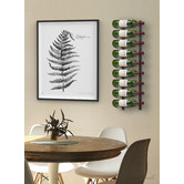 Grafton Home Goods Yves 18 Bottle Wall Mounted Iron Wine Rack