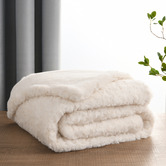 Aldrin Home Serene Faux Fur Throw