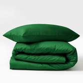 Aldrin Home Eden Green Gaultier 400TC Bamboo &amp; Cotton Sateen Quilt Cover Set
