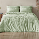 Aldrin Home Sage Gaultier Bamboo-Blend Quilt Cover Set