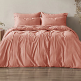 Aldrin Home Clay Gaultier 400TC Bamboo &amp; Cotton Sateen Quilt Cover Set