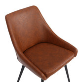 By Designs Shogun Faux Leather Dining Chairs