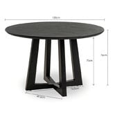 By Designs Black Devereaux Dining Table