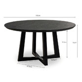 By Designs Black Devereaux Dining Table