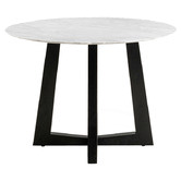 Chair &amp; Charm Devereaux Italian Carrara Marble Dining Table