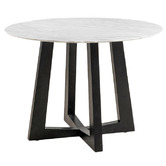 Chair &amp; Charm Devereaux Italian Carrara Marble Dining Table