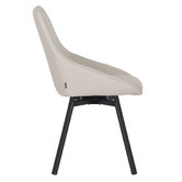 By Designs Nemo Swivel Faux Leather Dining Chairs