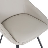 By Designs Nemo Swivel Faux Leather Dining Chairs