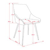By Designs Shogun Upholstered Dining Chairs