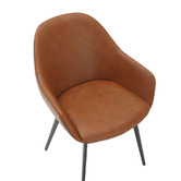 By Designs Fido Faux Leather Dining Chairs