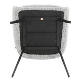 By Designs Black &amp; White Amiel Boucl&eacute; Dining Chairs
