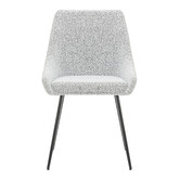 By Designs Black &amp; White Amiel Boucl&eacute; Dining Chairs