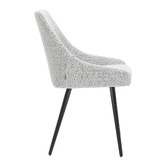 By Designs Black &amp; White Amiel Boucl&eacute; Dining Chairs