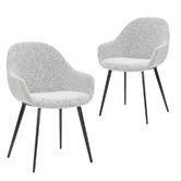 By Designs Deandre Boucl&eacute; Dining Chairs